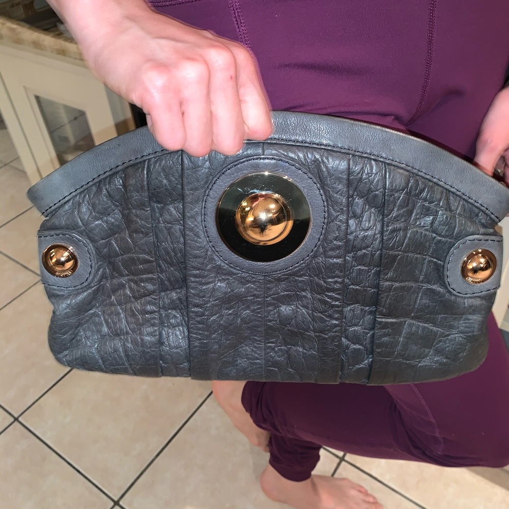 Gussto- clutch. Navy almost black - Picture 7 of 8